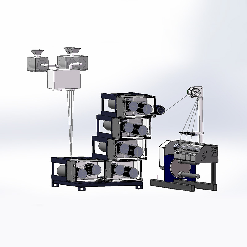 Linie de producție de filare industrială cu PET, PA, PP sau alte materii prime