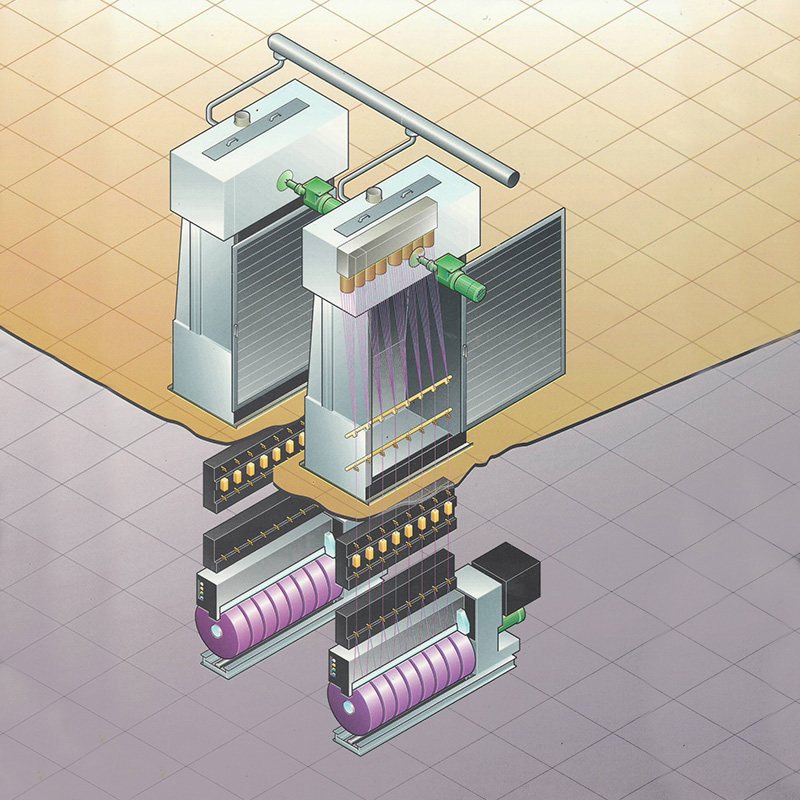 Linie de producție de filare HOY cu PET, PA, PP sau alte materii prime